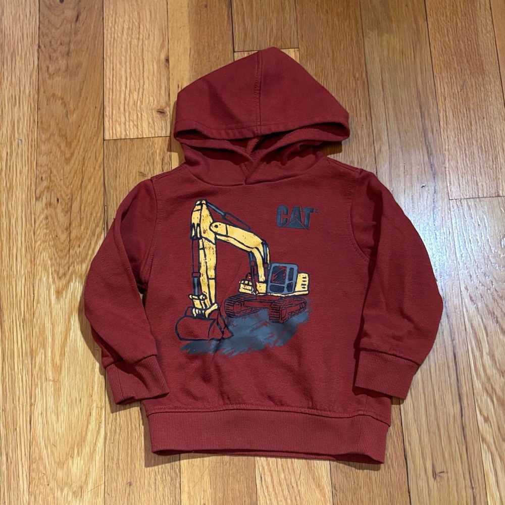 CAT Toddler Backhoe Excavator Hoodie‎